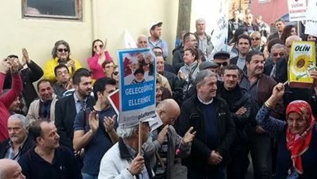 ÇED toplantısına halk engel oldu
