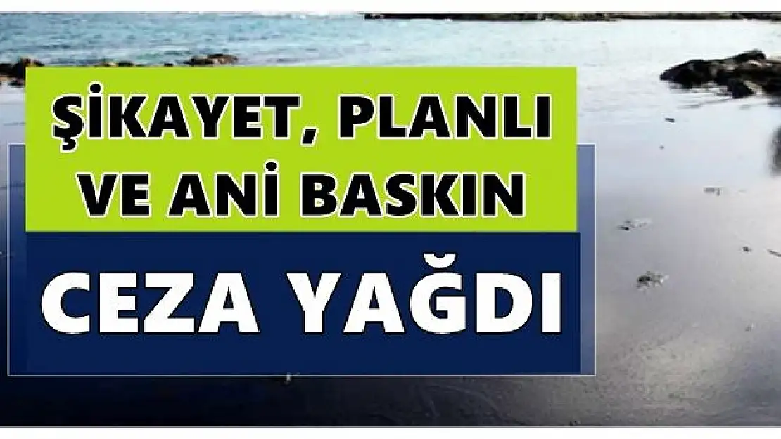 Çevreyi kirletenlere ceza yağdı
