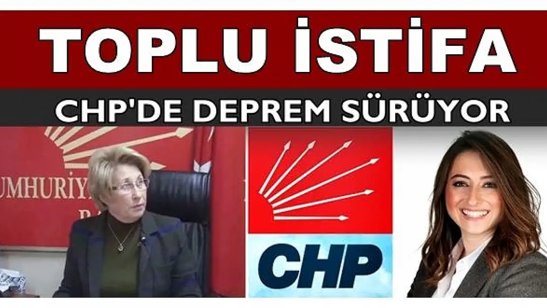 CHP'de deprem, toplu istifa ettiler