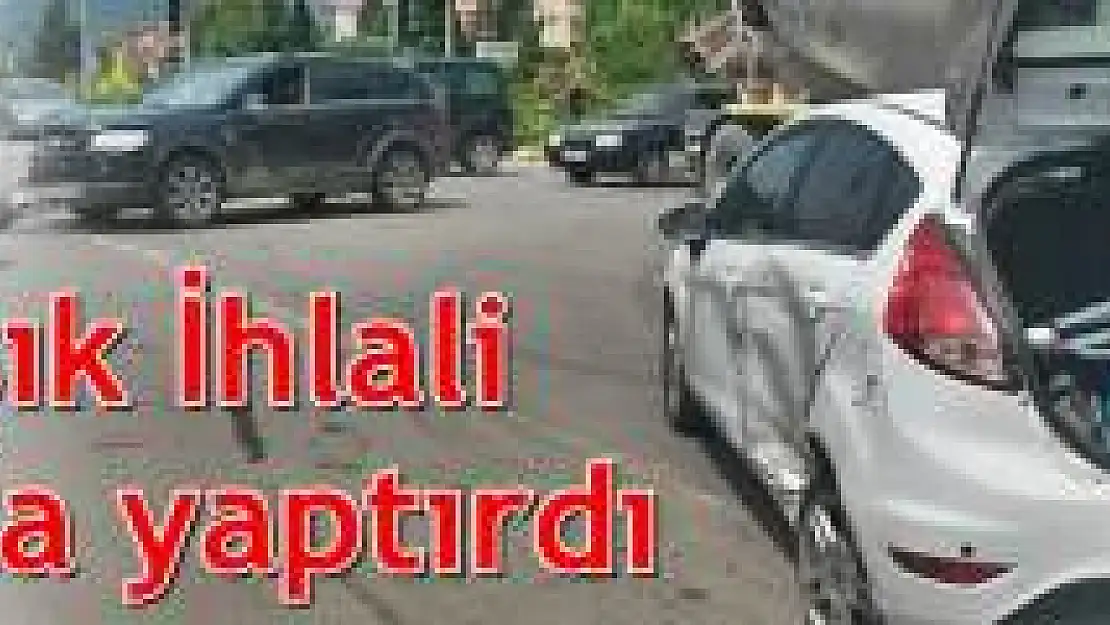 Cip ile otomobil çarpıştı