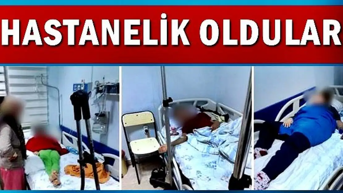 Çocuklar hastanelik oldu