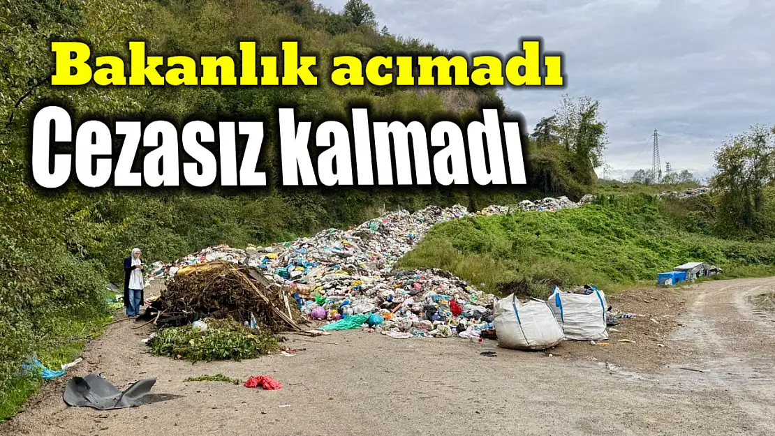 Çöp döken kurumlara ağır ceza