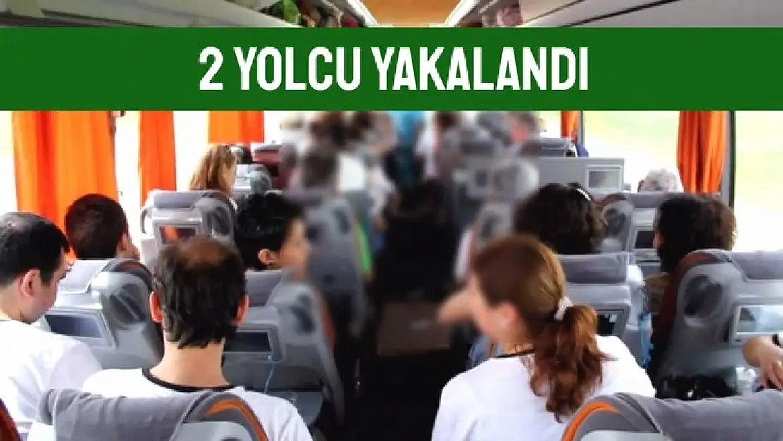 Covid-19 Temaslı 2 yolcu yakalandı