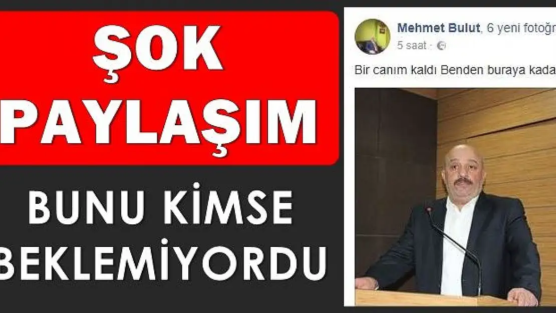 Çubuk galibiyetinden sonra şok paylaşım