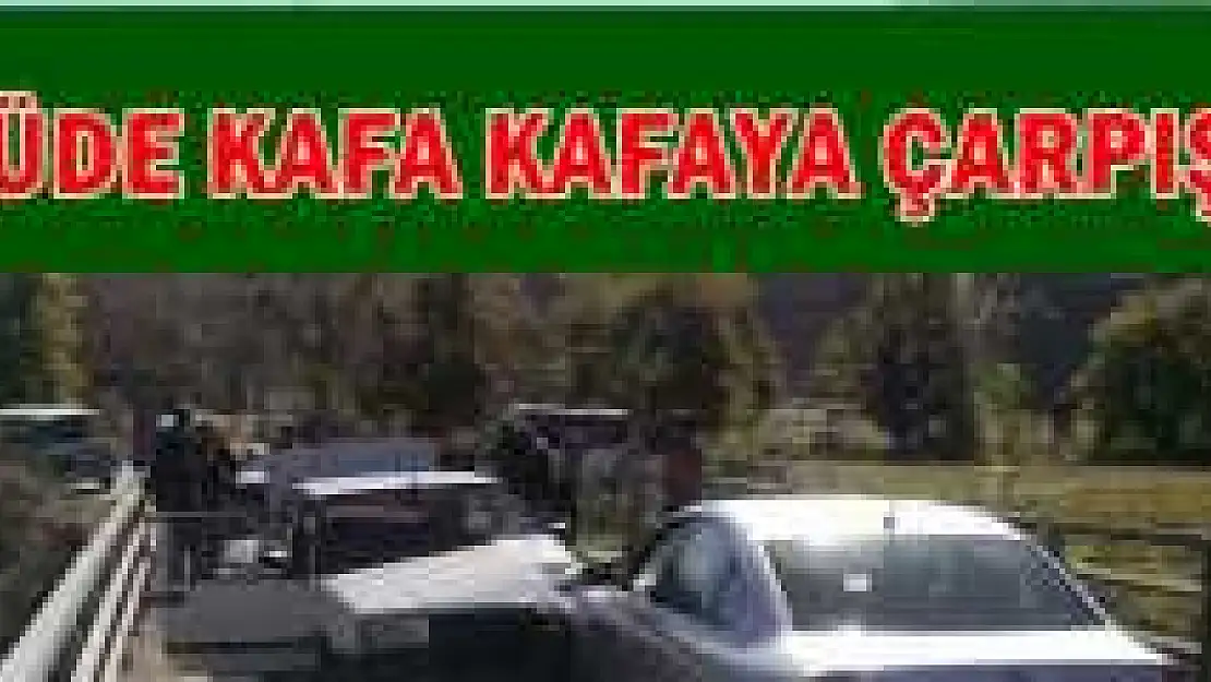 Dar Köprüde Çarpıştılar: 1 Yaralı