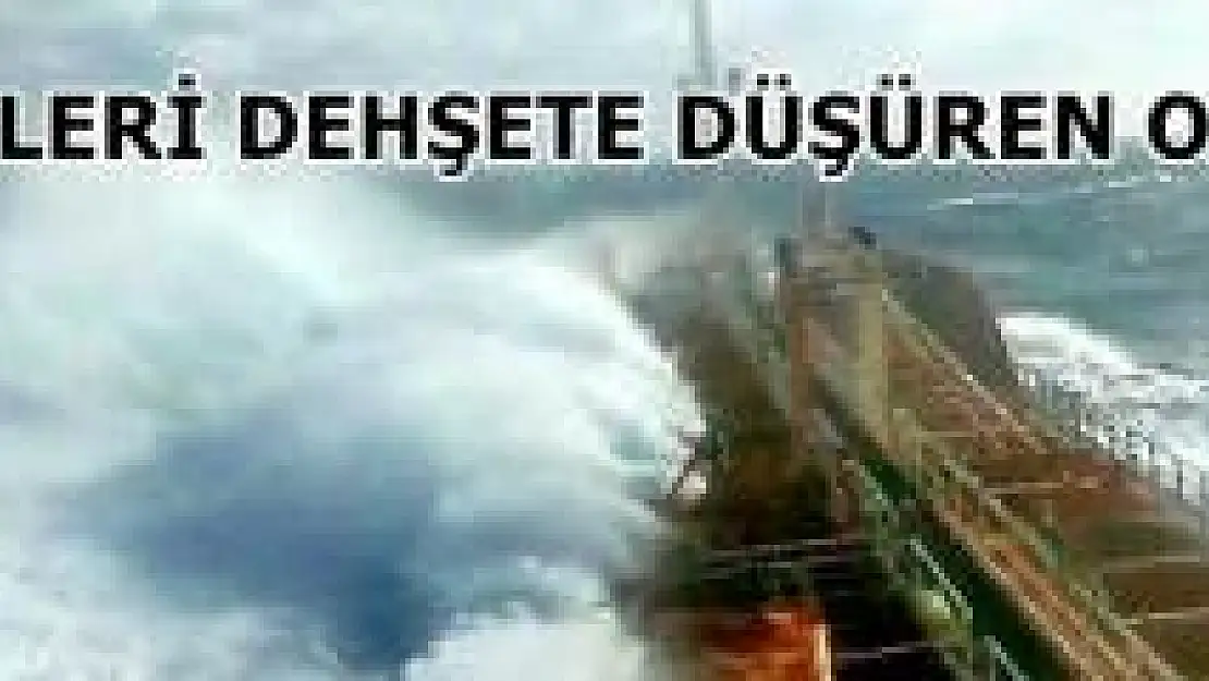 Denizde dehşet anları 
