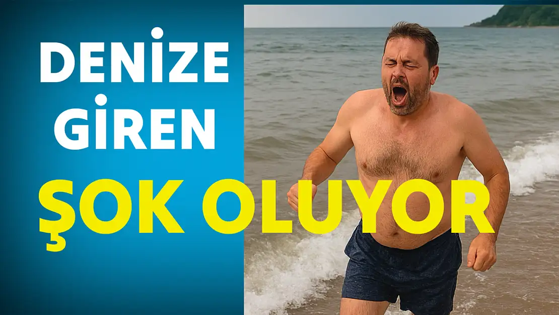 Denize Giren Şok Oluyor!