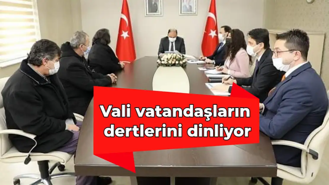 Derdi olan valiliğe gidiyor