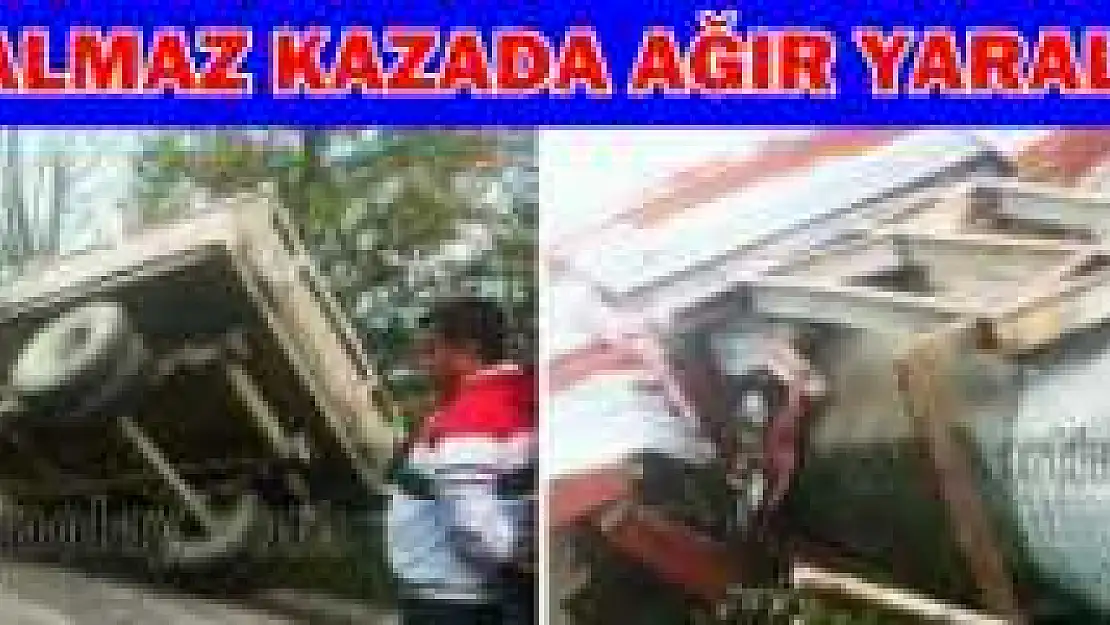 DEVRİLEN SU TANKININ ALTINDA EZİLDİ