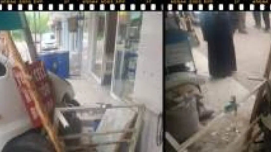 Dikkatsiz Sürücü Kendi İşyerine daldı