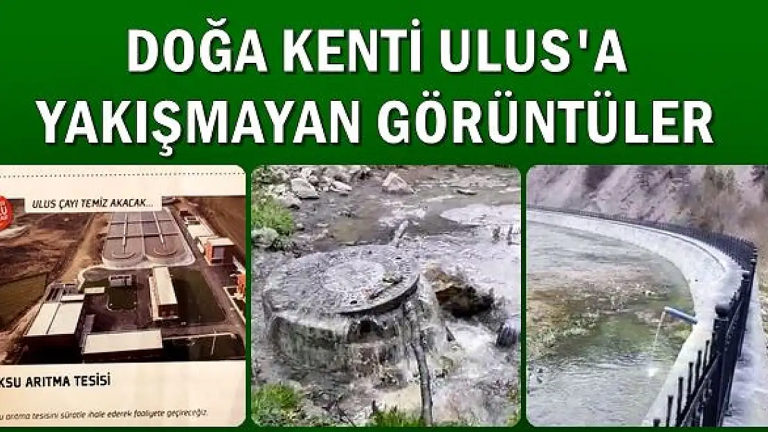 Doğa kenti Ulus'a yakışmayan şok görüntüler