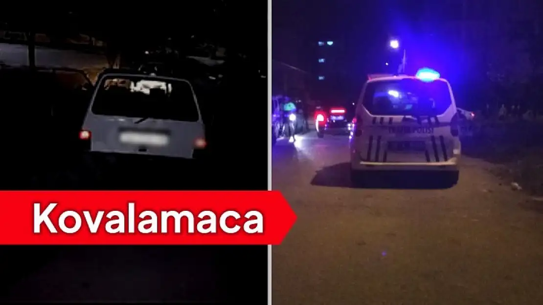 Drift attı, polis peşine takıldı