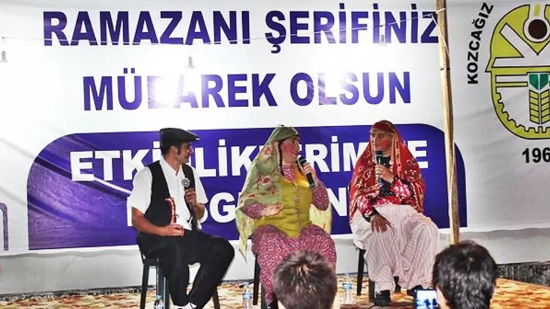 Durgadun abla Kozcağızlıları eğlendirdi