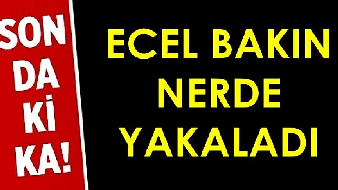 Ecel bakın nerede yakaladı!