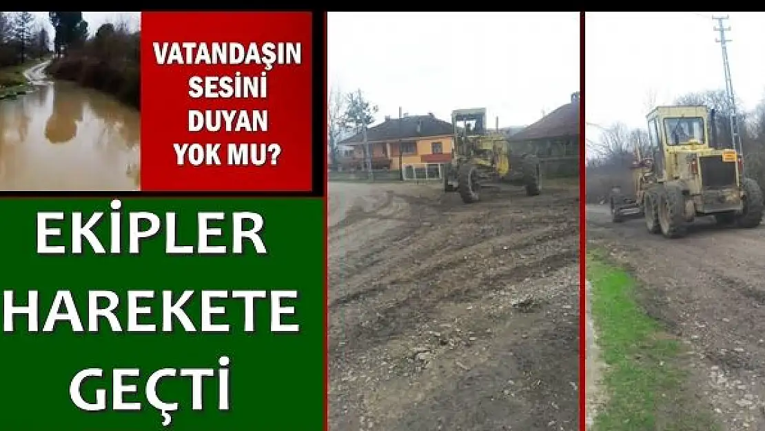 Ekipler harekete geçti