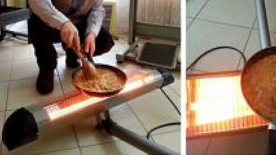 Elektrikli ısıtıcıda menemen keyfi