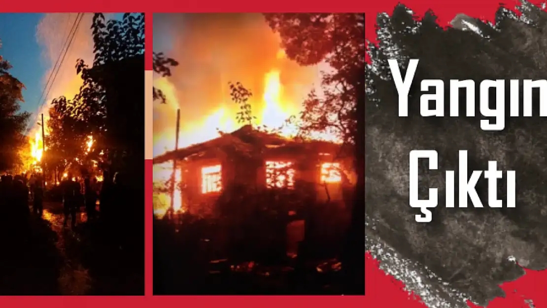 Ev cayır cayır yanıyor 
