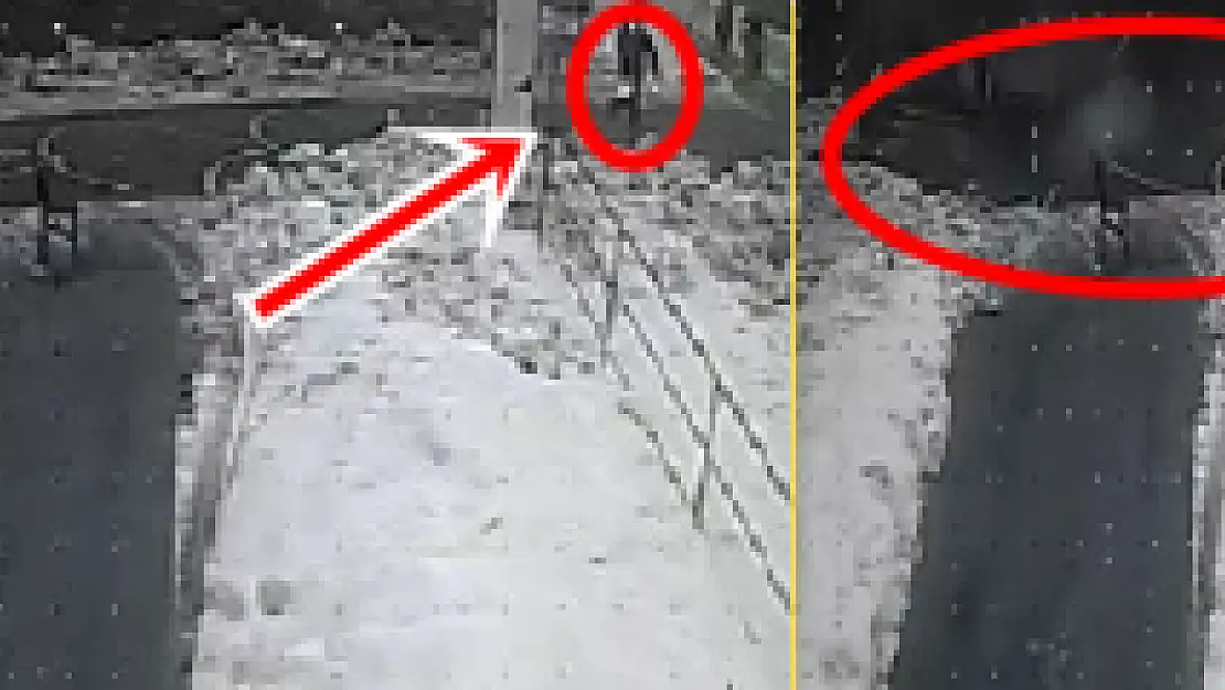 Ev çöktü, son anda böyle kurtuldu