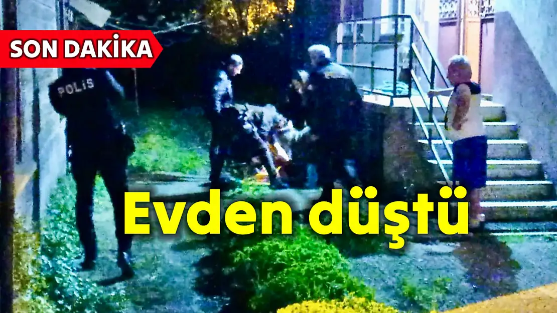 Evin ikinci katından düştü