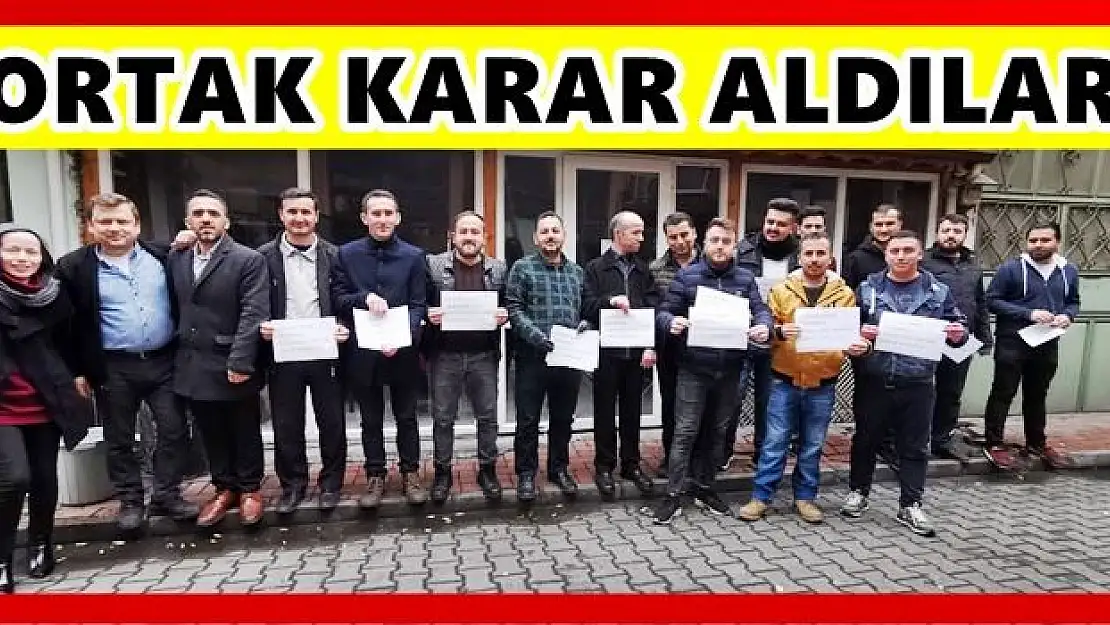 Faaliyetlerine ara verdiler