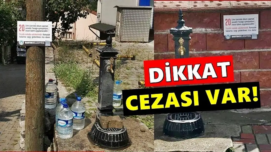 Fazla kavşak suyu doldurana ceza