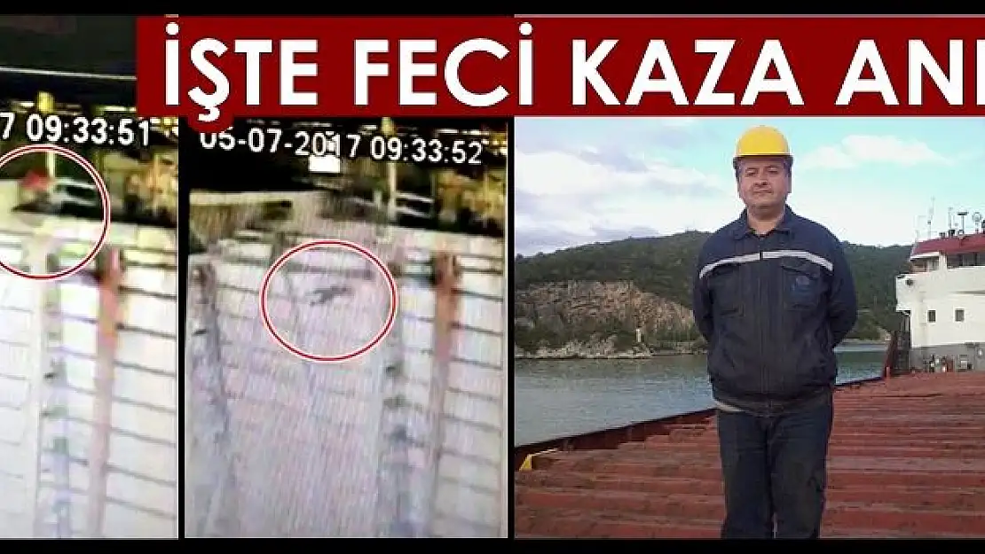 Feci iş kazası saniye saniye kamerada
