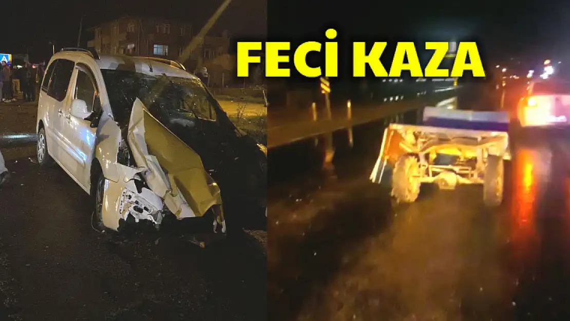 Feci kaza, patpat paramparça oldu