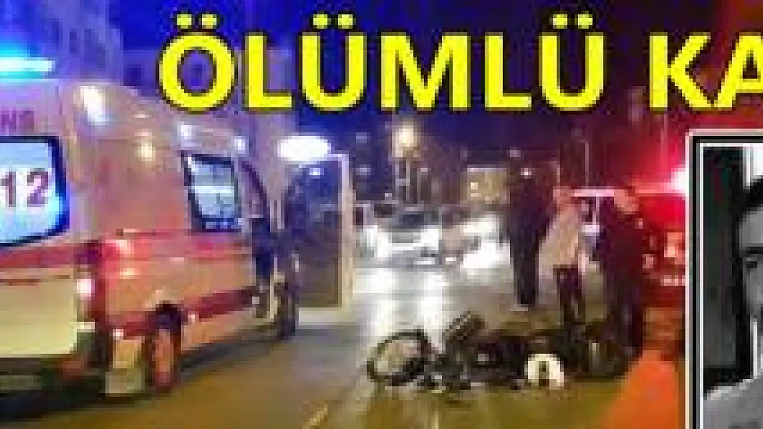 Feci Kazada motor sürücüsü öldü