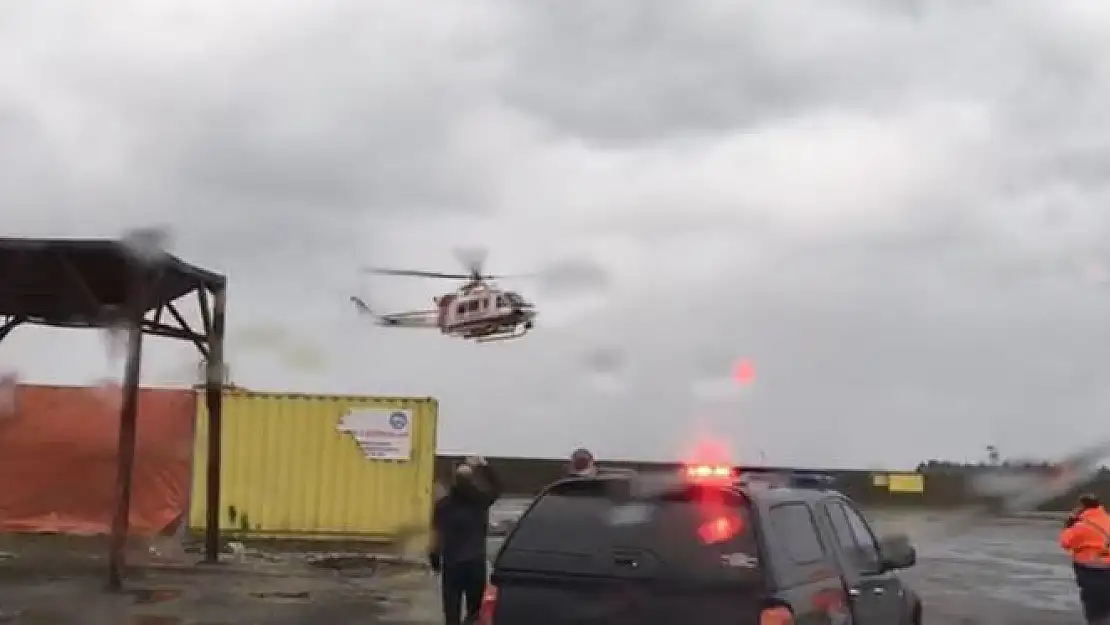 Fırtınada Sürüklenen Gemiye Kurtarma Operasyonu