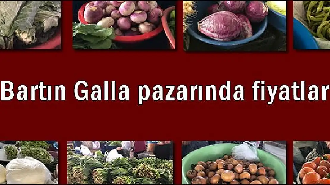 Galla pazarında sebze bolluğu