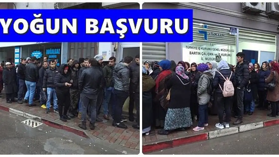 Geçici iş için yoğun başvuru