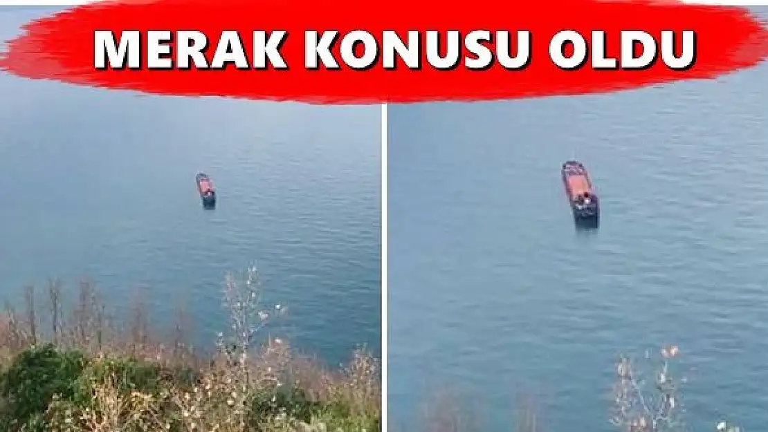 Gemi merak konusu oldu
