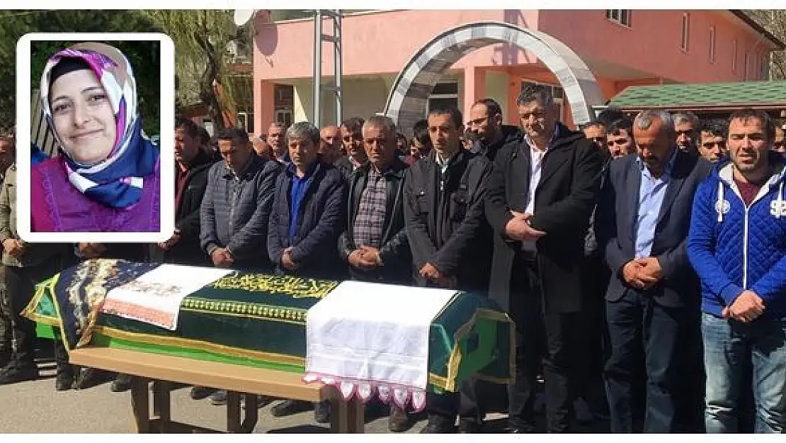 Genç kadın son yolculuğuna uğurlandı
