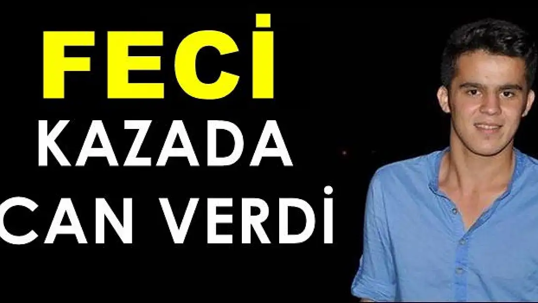 Genç motosikletçi kazada hayatını kaybetti