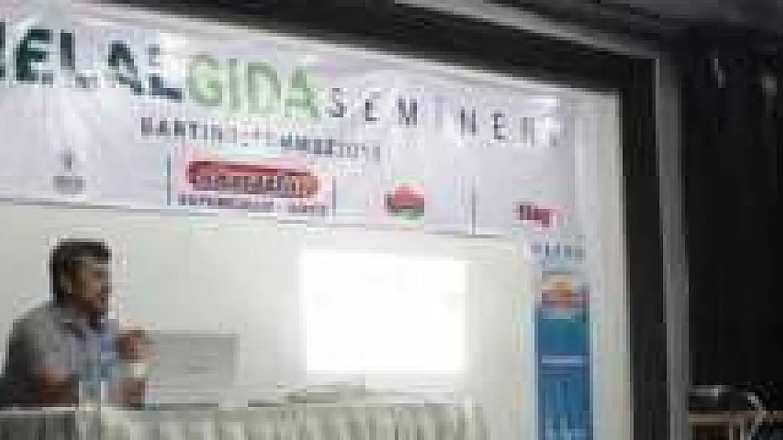 GİMDES BARTIN'DA HELAL GIDA'YI ANLATTI
