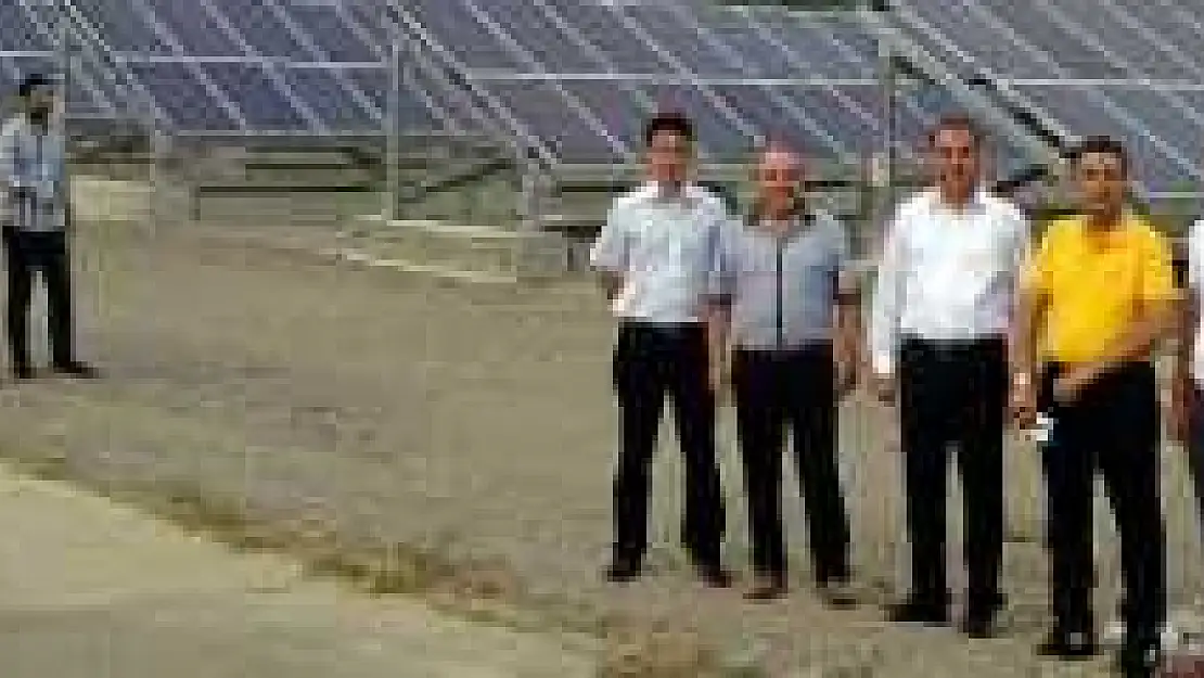 GÜNEŞ ENERJİSİ PROJESİ ÖRNEK OLDU