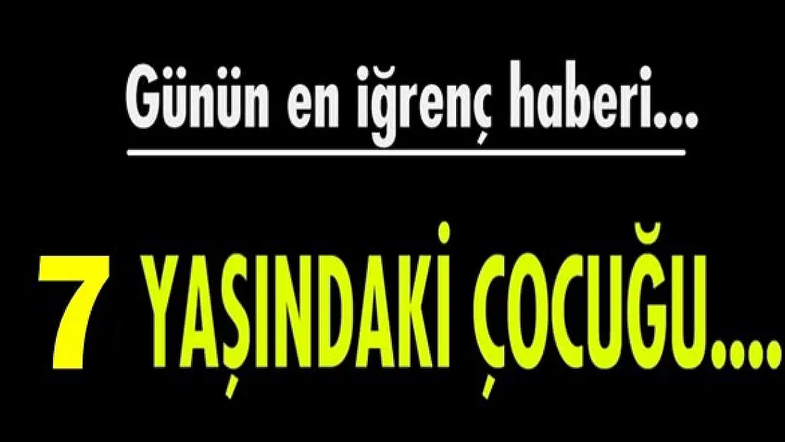 Günün en iğrenç haberi!