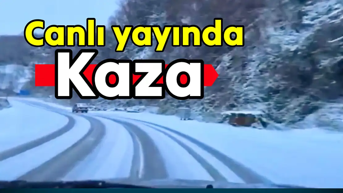 Habere giderken kaza yaptı