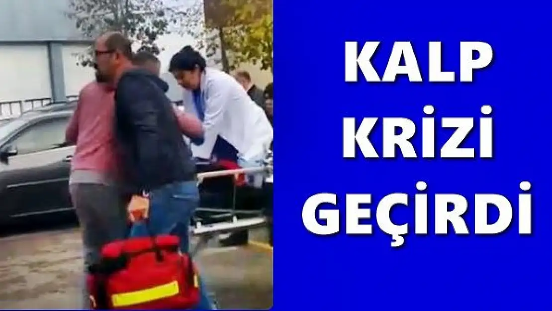 Hastane kapısında kalp krizi geçirdi
