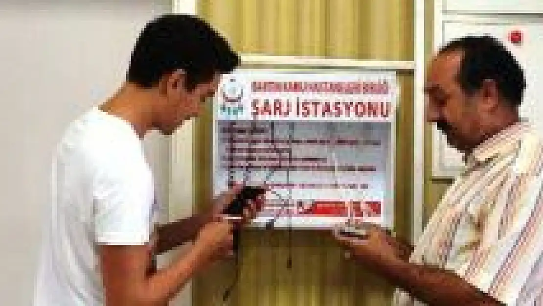 Hastaneye acil şarj istasyonu kuruldu