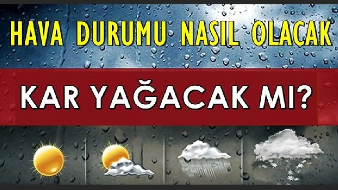 Hava sıcaklıkları düşecek! 