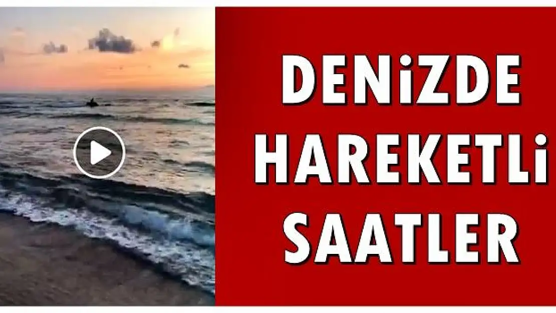 Herkes kıyıda merakla bekledi
