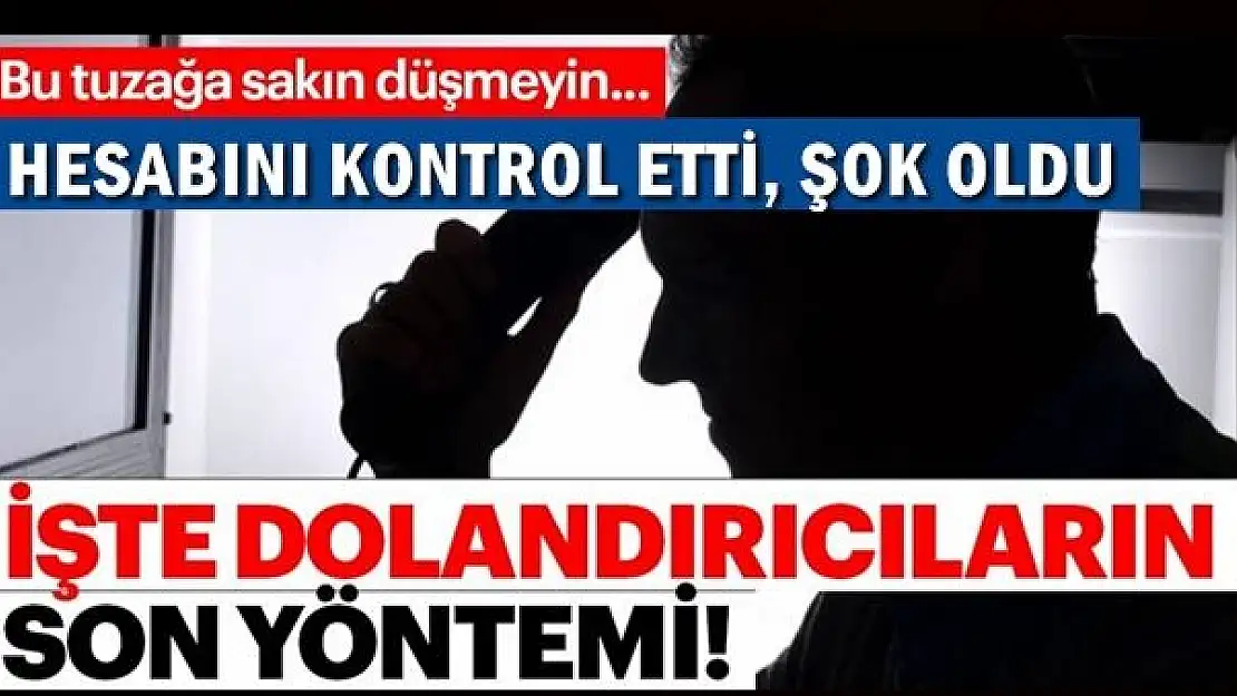 Hesabını kontrol edince şok oldu