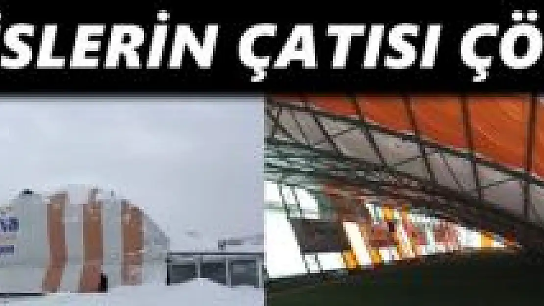 İki Halı Saha ve tribün Çatısı Çöktü