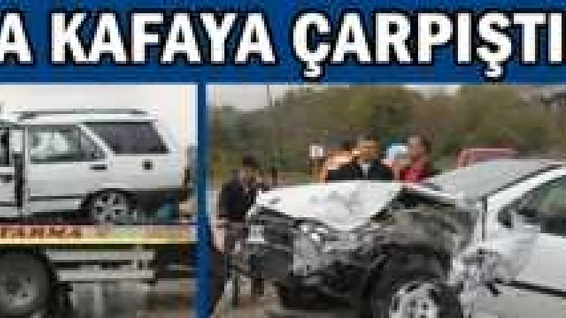 İki Otomobil Çarpıştı: 5 Yaralı