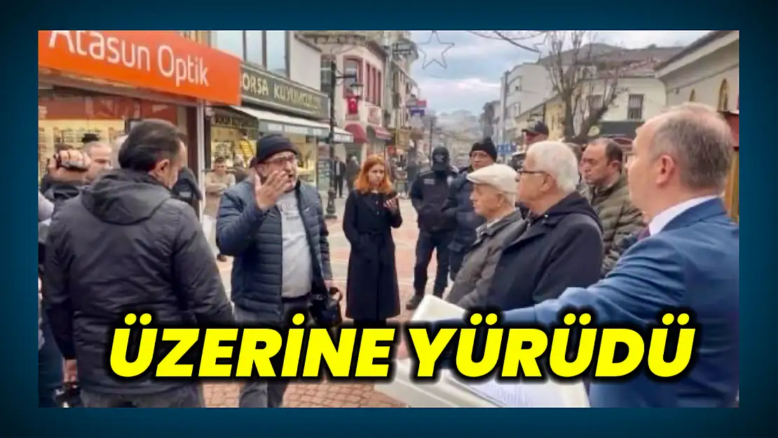 İl başkanının üzerine yürüdü