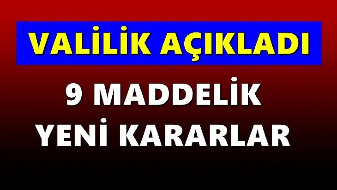 İl Hıfzıssıhha Meclisi olağanüstü toplandı