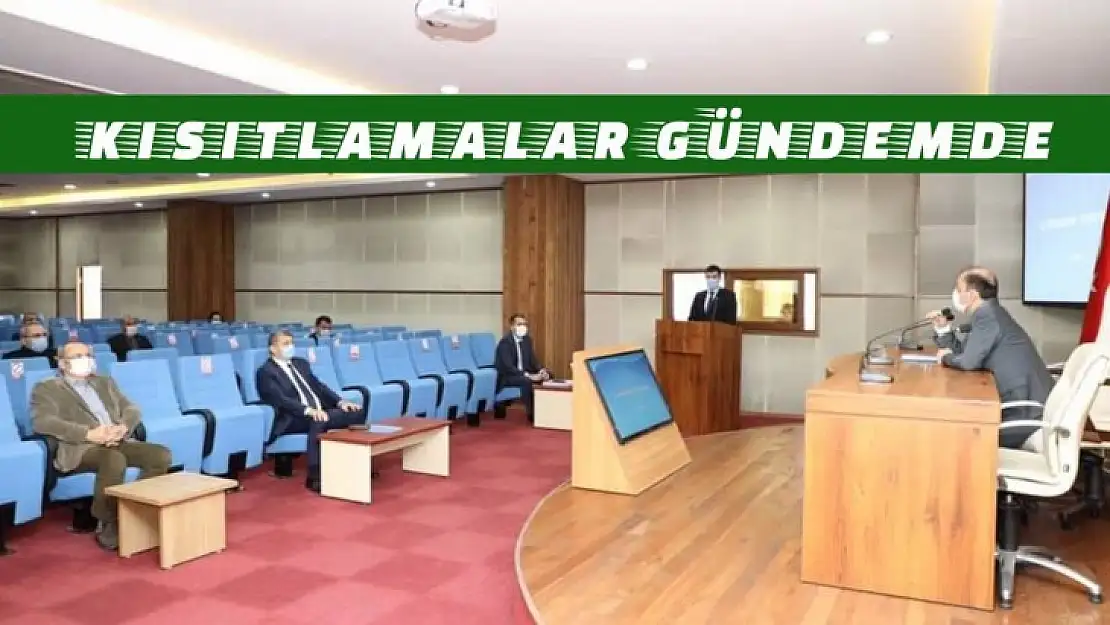 İl pandemi kurulu toplandı