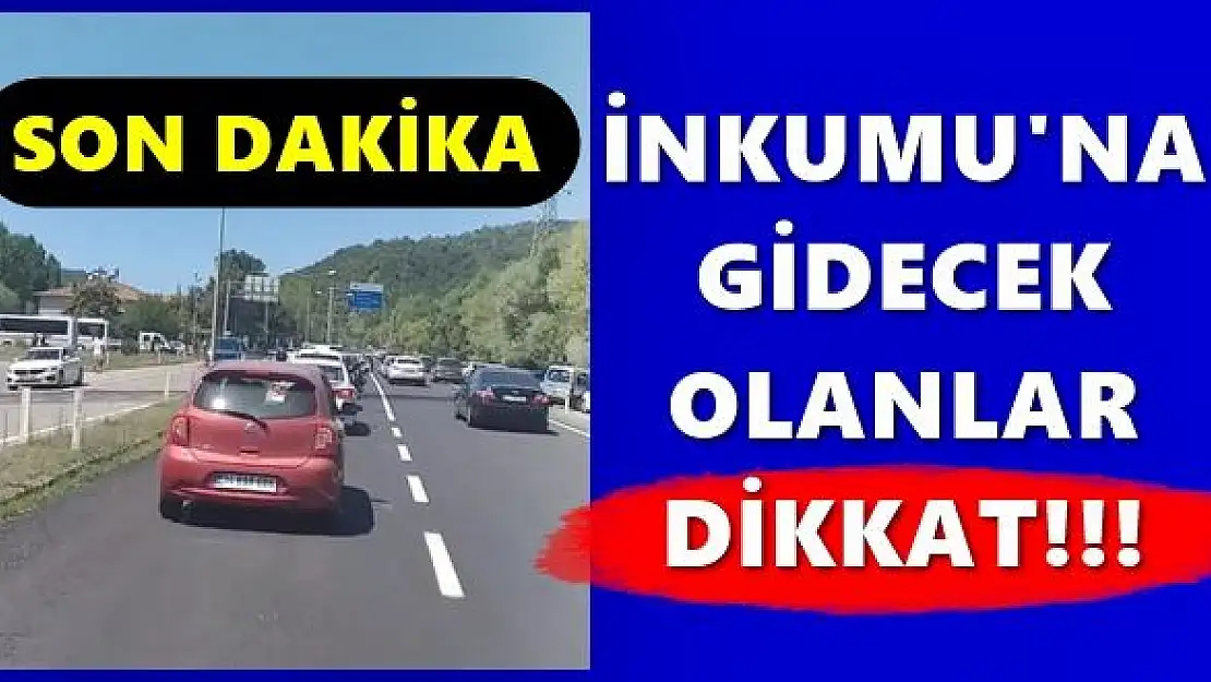 İnkumu'na araç ile girişe izin yok