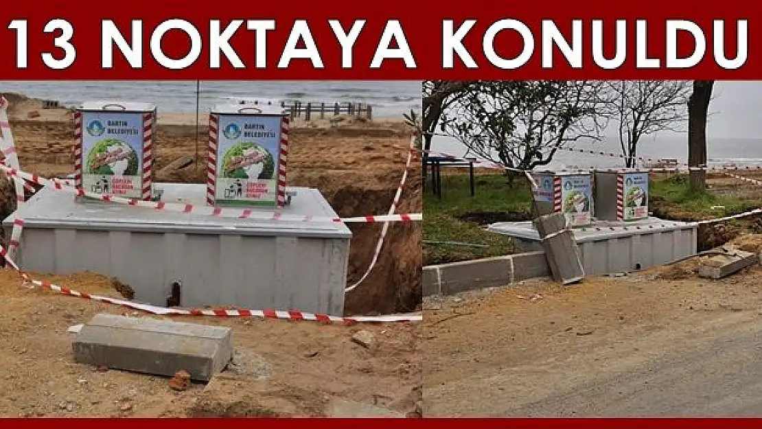 İnkumu'na yeraltı çöp konteyneri